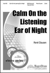 Calm on the Listening Ear of Night SSAATTBB choral sheet music cover